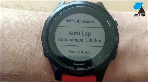 tutoriel Garmin auto lap autolap