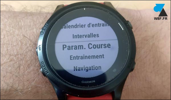 tutoriel Garmin parametres course