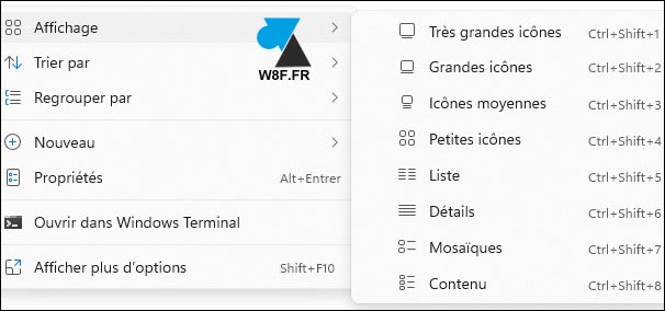 tutoriel Windows 11 menu contextuel clic droit