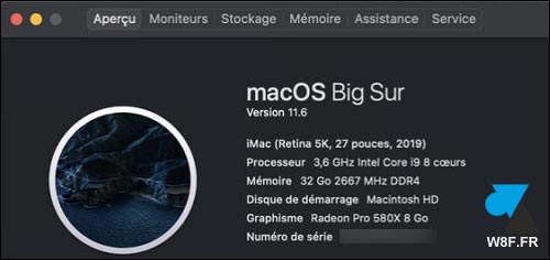 Apple macOS Big Sur version 11