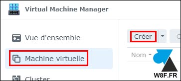 tutoriel NAS Synology installer machine virtuelle VM