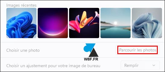 tutoriel Windows 11 paramètres arrière plan fond d'écran