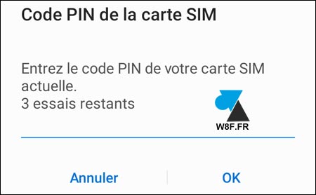 tutoriel Samsung carte SIM code PIN