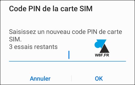 tutoriel Samsung carte SIM code PIN