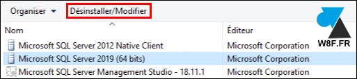 tutoriel desinstaller programme Windows Server