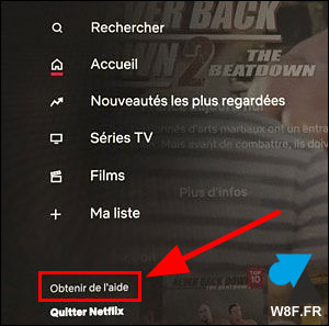 Netflix TV obtenir aide deconnecter tutoriel