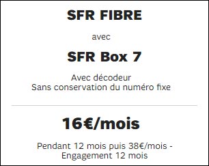 fibre optique SFR Box