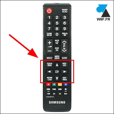 télécommande TV Samsung