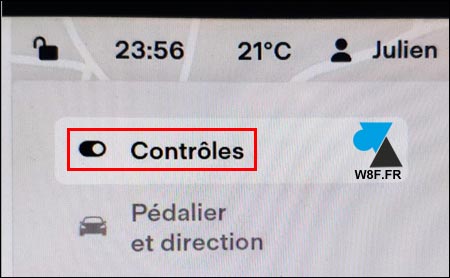 tutoriel Tesla menu controles