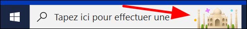 tutoriel barre de recherche Windows 10