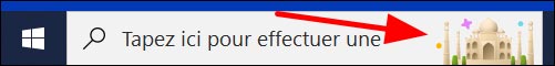 tutoriel barre de recherche Windows 10
