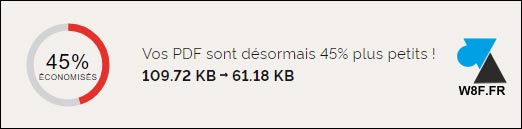 fichier PDF compressé i love pdf