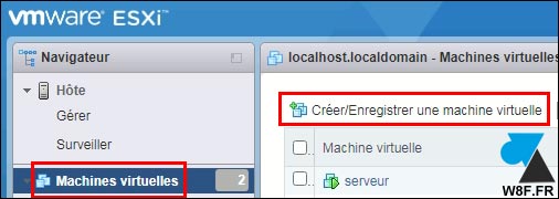 tutoriel VMware ESXi machine virtuelle VM