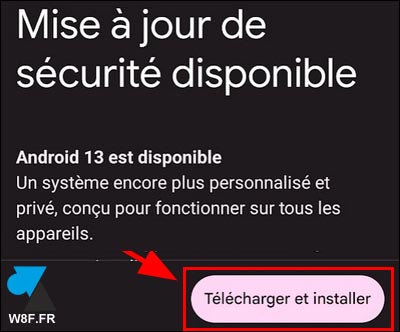 tutoriel Android mise à jour Google Pixel