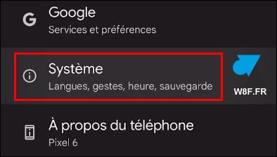 tutoriel Android Parametres Systeme Google Pixel