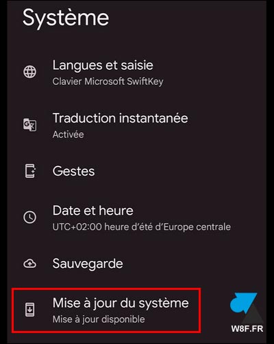 tutoriel Android Parametres Systeme Google Pixel