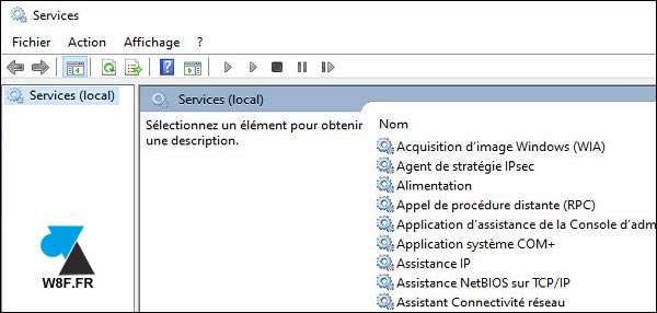 services msc locaux windows
