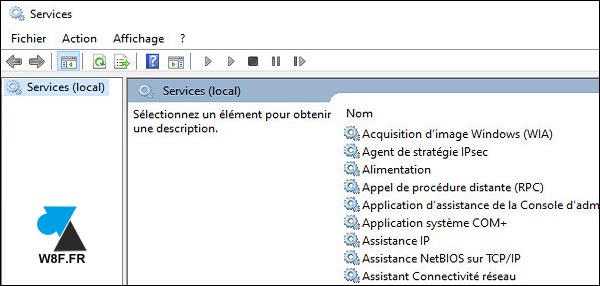 services msc locaux windows