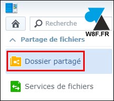 tutoriel DSM Synology panneau configuration