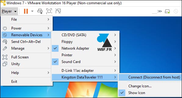 tutoriel télécharger VMware Tools clé USB