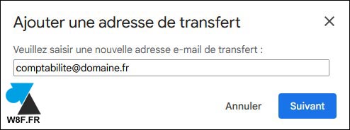 tutoriel gmail adresse de transfert