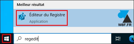 tutoriel regedit Windows editeur registre menu demarrer