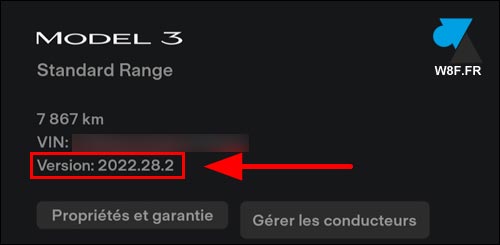 tutoriel app Tesla version logiciel