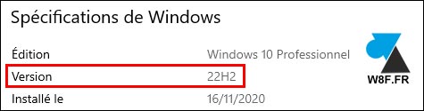tutoriel Windows 10 22H2 2022 update