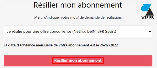 tutoriel résilier abonnement Canal Plus Bein Sports