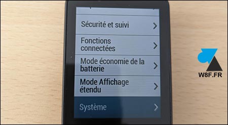 tutoriel Garmin Edge parametres