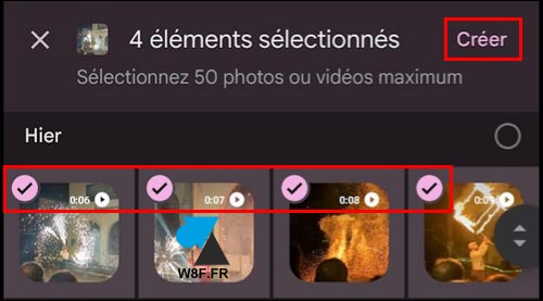 tutoriel Google Photos creer montage video film