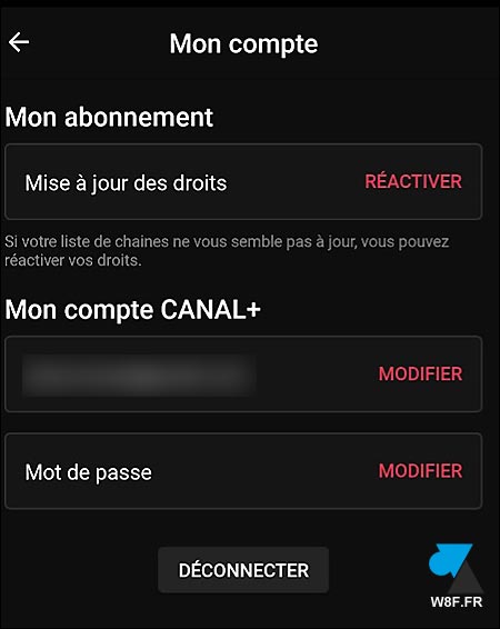 tutoriel MyCanal application mobile Canal Plus Bein Paramount
