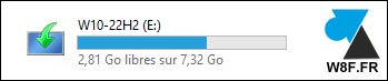 tutoriel clé USB W10 22H2 Windows 10 2022