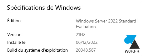 tutoriel installer gratuit Windows Server 2022 ISO