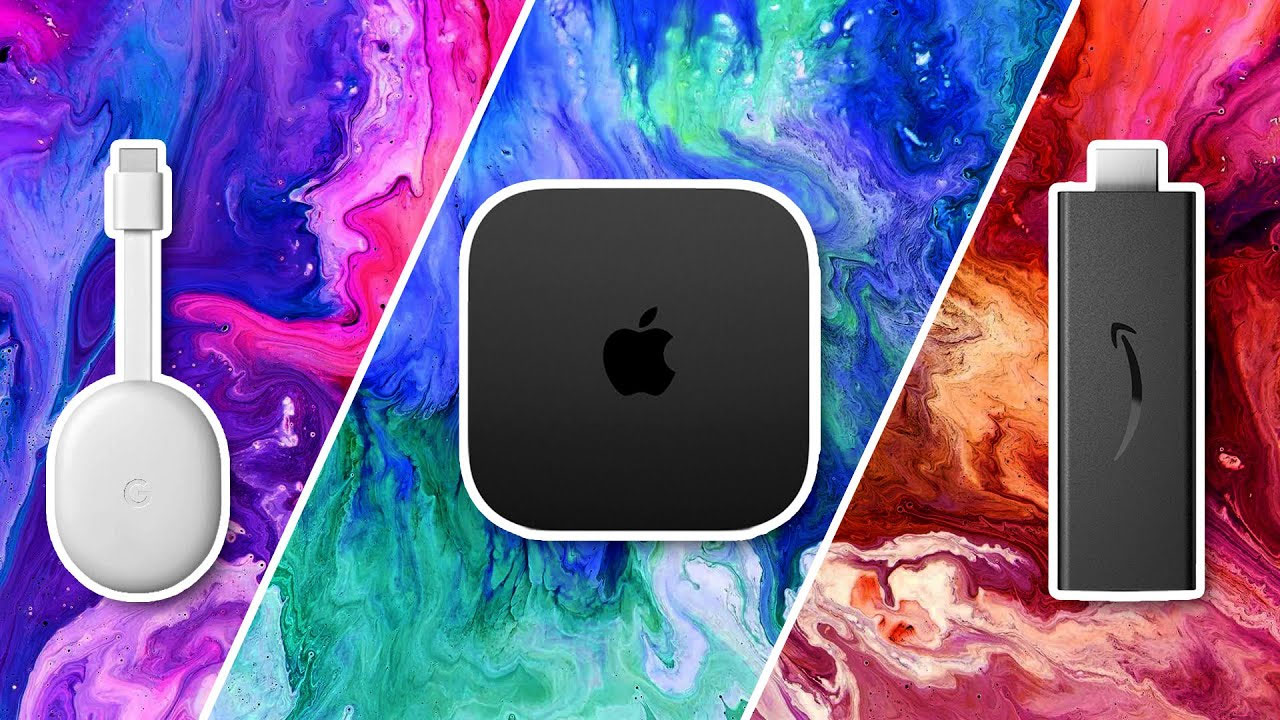 Comparatif Apple TV, Google Chromecast 4K et Amazon Fire TV