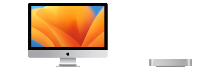 écran iMac sur Mac mini