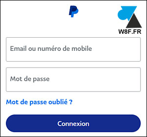tutoriel PayPal login