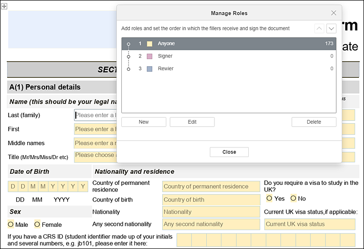 OnlyOffice formulaire forms