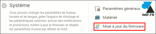 tutoriel NAS QNAP mise à jour firmware