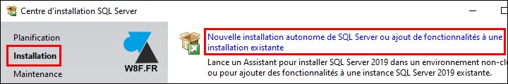 tutoriel SQL Server 2019 installer