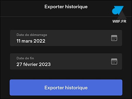 tutoriel Tesla exporter historique factures