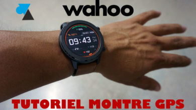 WF tutoriel Wahoo montre GPS compteur velo