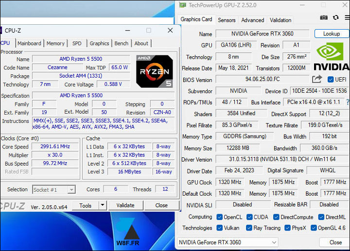 amd ryzen geforce rtx 3060