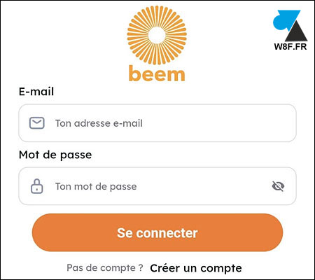 Beem application mobile