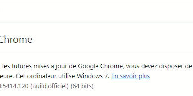 Google Chrome 109 Windows 7