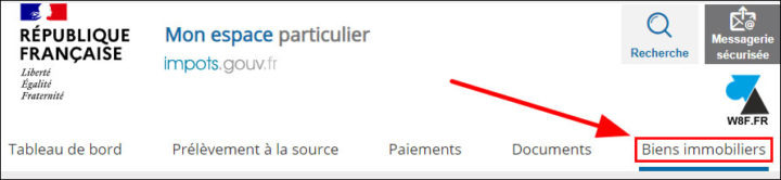 tutoriel impots gouv fr declarer biens immobiliers