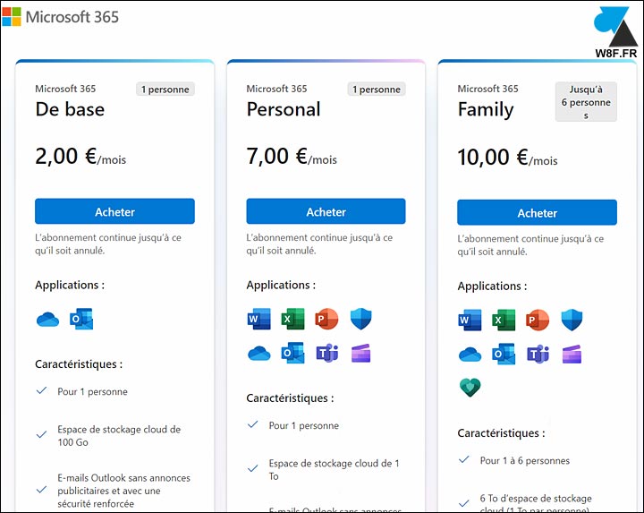 Microsoft 365 Basic OneDrive 100 Go