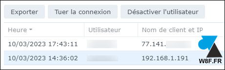 tutoriel NAS Synology connexions