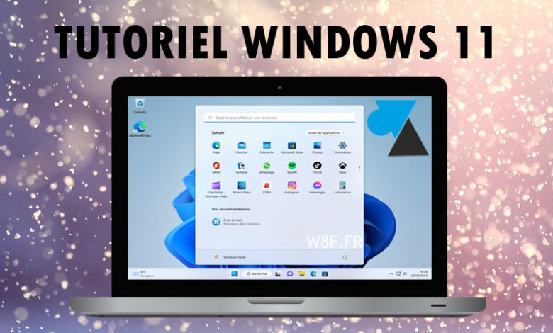 WF tutoriel Windows 11 W11 gouttes