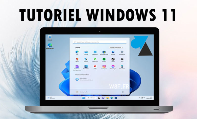 WF tutoriel Windows 11 W11 plume